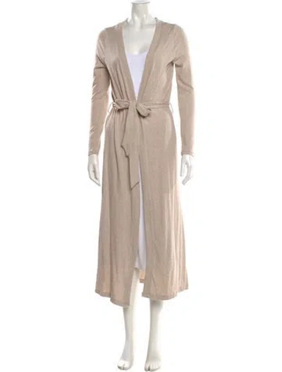 Pre-owned L*space Open Front Sweater In Neutral