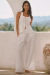 L*space Palma Linen High-rise Wide-leg Pants