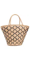 L*space Palma Nights Bag Natural/black In Natural/black