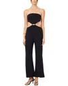 L*space Lspace Palos Verdes Strapless Cutout Cover-up Jumpsuit In Black