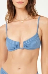 L*space Lspace Peyton Bikini Top In Baltic