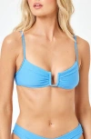 L*space Lspace Peyton Bikini Top In Cornflower