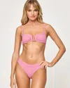 L*space Lspace Peyton Bikini Top In Pink