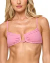 L*space Lspace Peyton Bikini Top In Pink