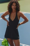 L*space Pierce Halter Mini Dress In Black