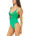 L*space Piper One Piece Bathing Suit In Jade Green In Jade