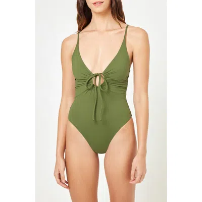 L*SPACE LSPACE PIPER KEYHOLE ONE-PIECE SWIMSUIT