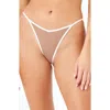 L*space Lspace Levy Bitsy String Bikini Bottoms In Saddle/cream
