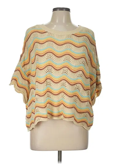 Pre-owned L*space Poncho In Yellow