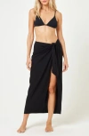 L*space Lspace Portela Cover-up Sarong In Black