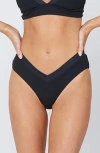 L*space Lspace Pratt Classic Bikini Bottoms In Black