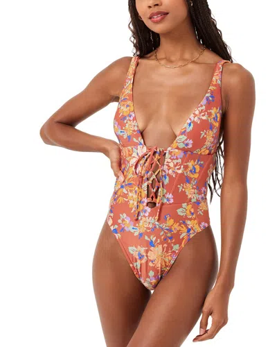 L*space Printed Belle One-piece In Pink