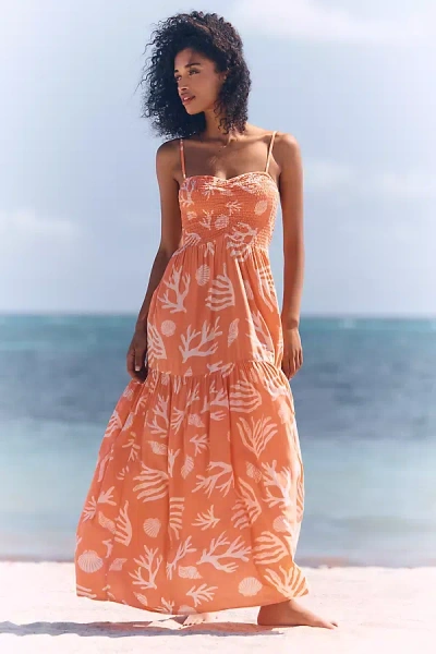 L*space Printed Mallorca Maxi Dress In Orange