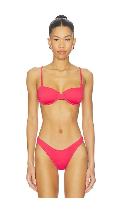 L*space Pucker Belle Top In Pink