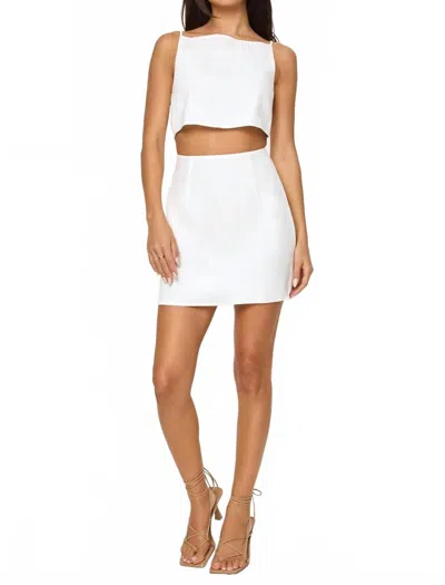 L*space Racquel Mini Dress In Cream In White
