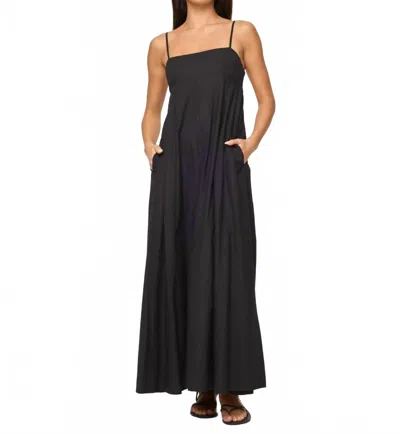 L*space Lspace Raveena Cotton Cover-up Maxi Dress In Black