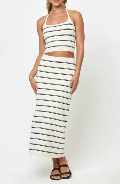 L*space Lspace Ravello Stripe Rib Cover-up Skirt In Multi
