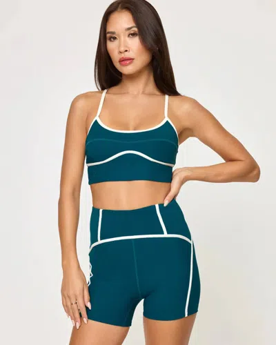 L*space Revel Y-back Top In Teal In Blue
