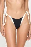 L*space Riannon Bitsy Bikini Bottom In Black