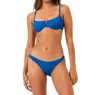 L*space Ribbed Camacho Bikini Bottom In Abyss In Blue