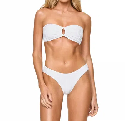 L*space Ribbed Jasper Bikini Top In White