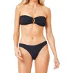 L*space Ribbed Rocky Bikini Bottom In Black