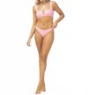 L*space Ribbed Sandy Bikini Bottom In Crystal Pink In Multi