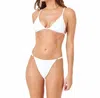 L*space Ridin High Remi Bitsy Bikini Bottom In White In Multi