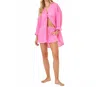 L*space Rio Button Front Tunic In Guava In Pink