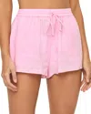L*space Rio Linen Cover Up Shorts In Pink