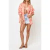 L*space Lspace Rio Linen Cover-up Tunic In Orange