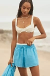L*space Rio Linen Shorts In Blue