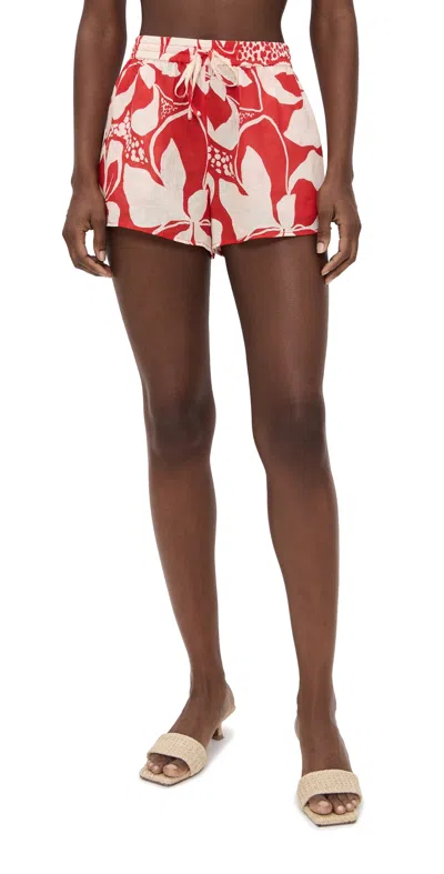 L*SPACE RIO SHORTS HIBISCUS BLOOM