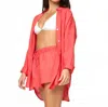 L*space Rio Tunic In Grapefruit In Red