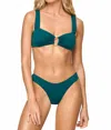 L*space Rocky Bikini Bottom In Deep Teal In Blue