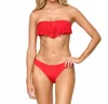 L*space Rocky Bikini Bottom In Flame In Red