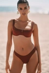 L*space Rocky Bikini Bottoms In Brown