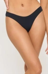 L*space Lspace Rocky Classic Bikini Bottoms In Black