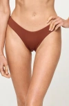 L*space Lspace Rocky Classic Bikini Bottoms In Brown