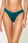 L*space Lspace Rocky Classic Bikini Bottoms In Deep Teal