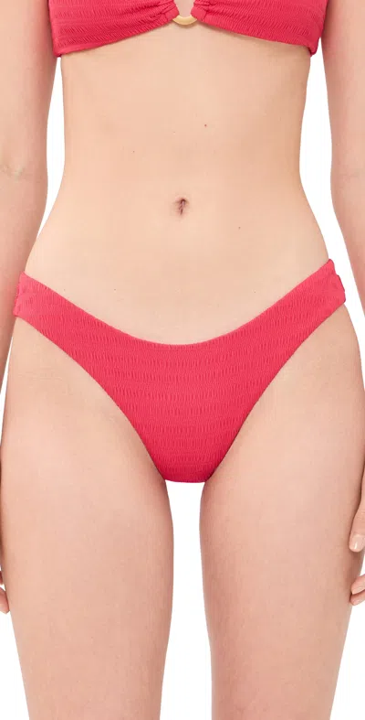 L*space Rocky Classic Bikini Bottoms Pout In Red