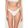 L*space Lspace Rocky Classic Bikini Bottoms In White