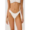 L*space Lspace Rocky French Cut Bikini Bottoms In White