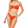 L*space Rocky Full Bikini Bottom In Pimento In Multi