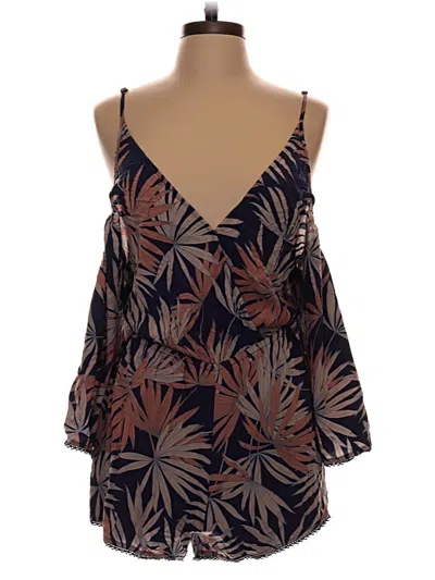 Pre-owned L*space Romper In Brown