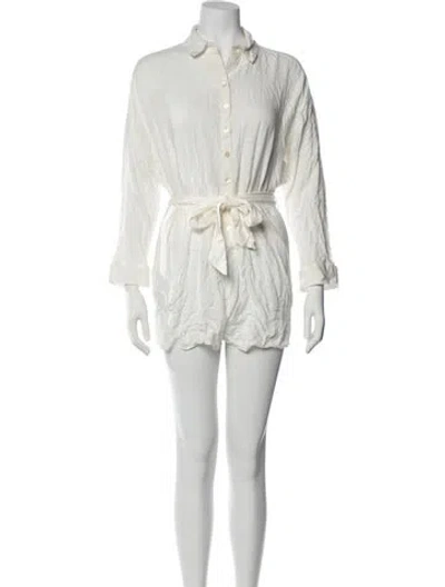 Pre-owned L*space Romper W/ Tags In White