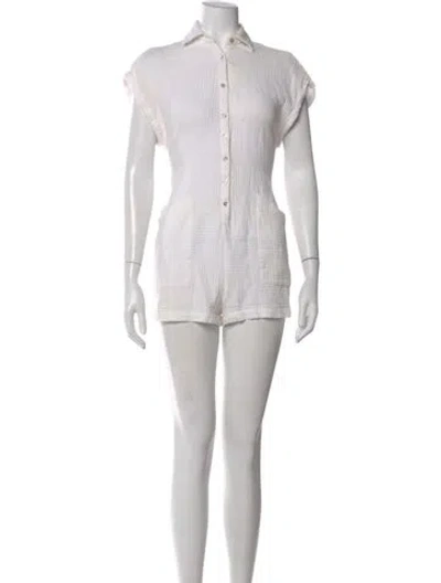 Pre-owned L*space Romper In White