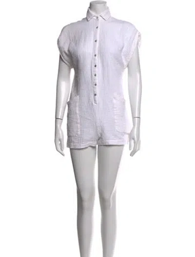 Pre-owned L*space Romper In White