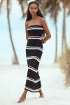 L*space Rosalia Strapless Crochet Dress In Black