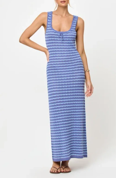 L*space Lspace Rosalie Maxi Cover-up Dress In Blue
